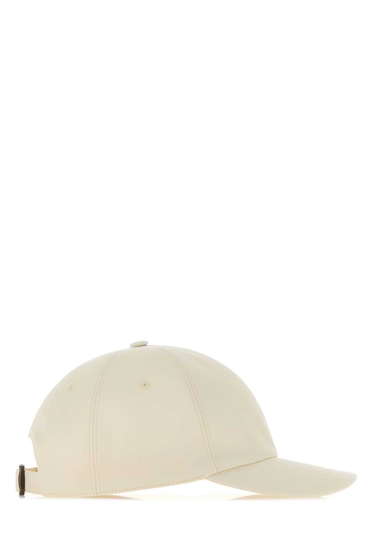 Ivory cotton baseball cap - мініатюра 2