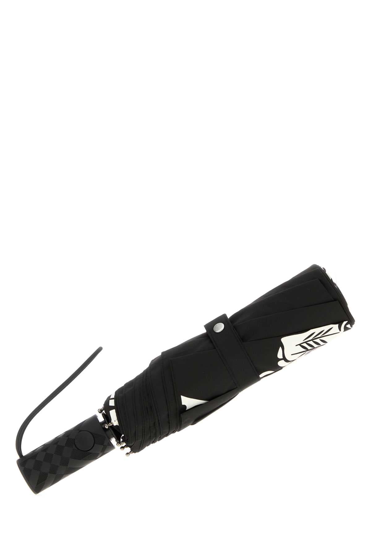 Black fabric umbrella