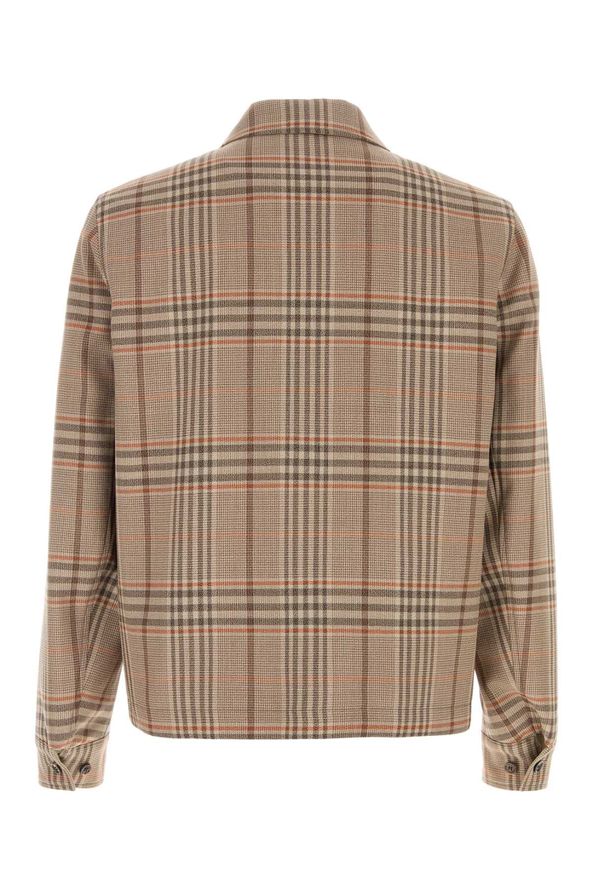 Embroidered wool reversible jacket - мініатюра 2