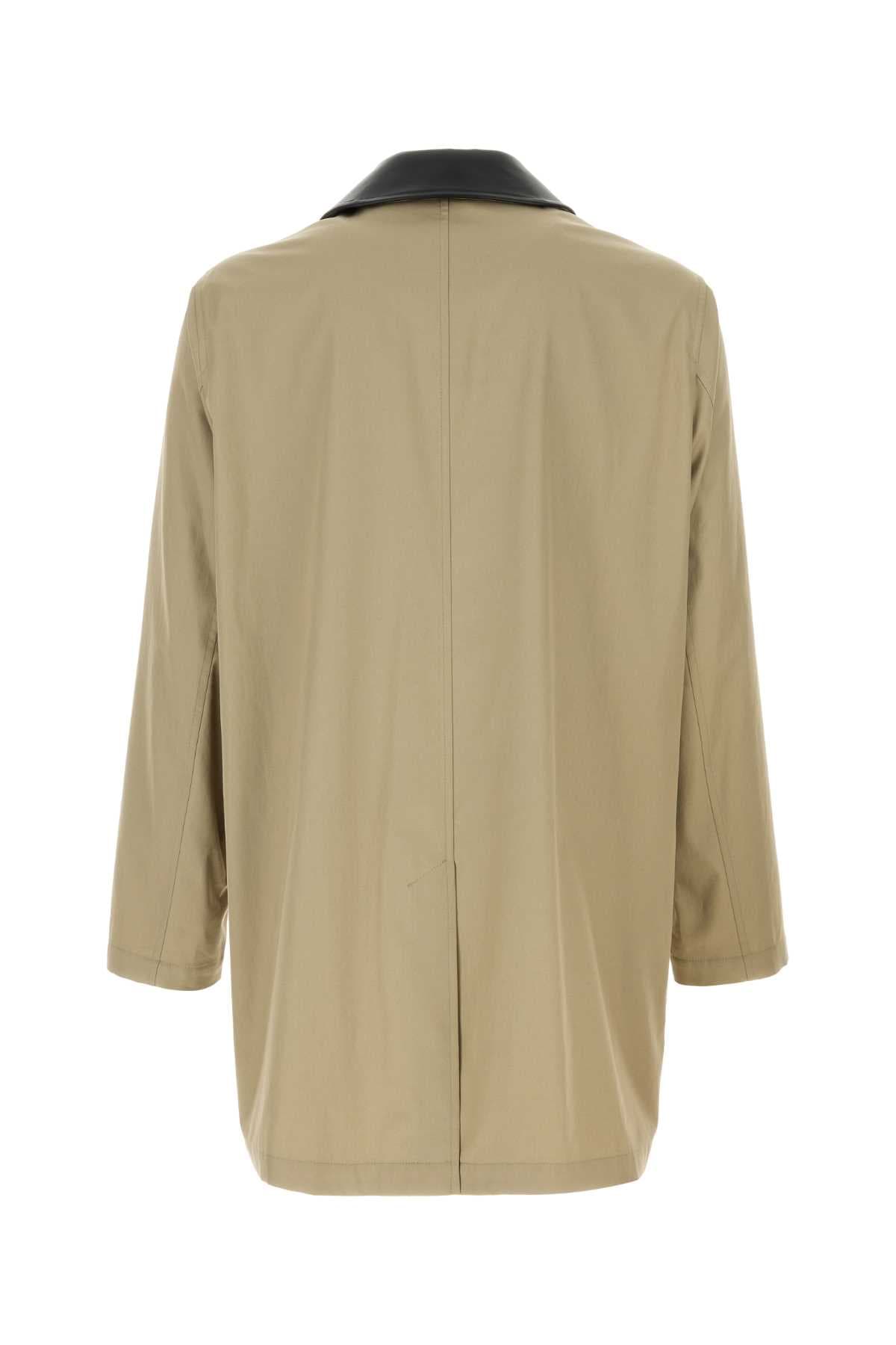 Cappuccino cotton Meadowbank overcoat - мініатюра 2