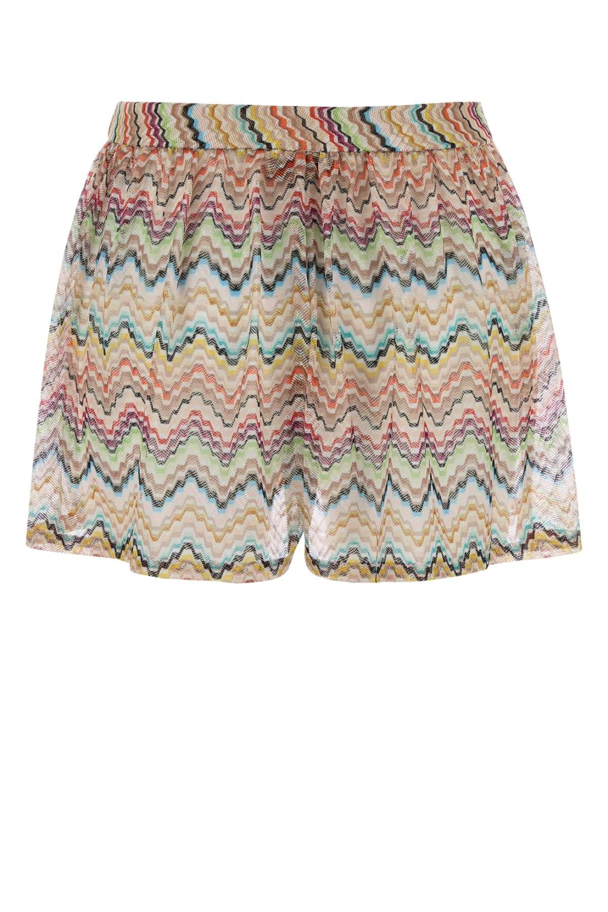 Embroidered mesh shorts - мініатюра 2
