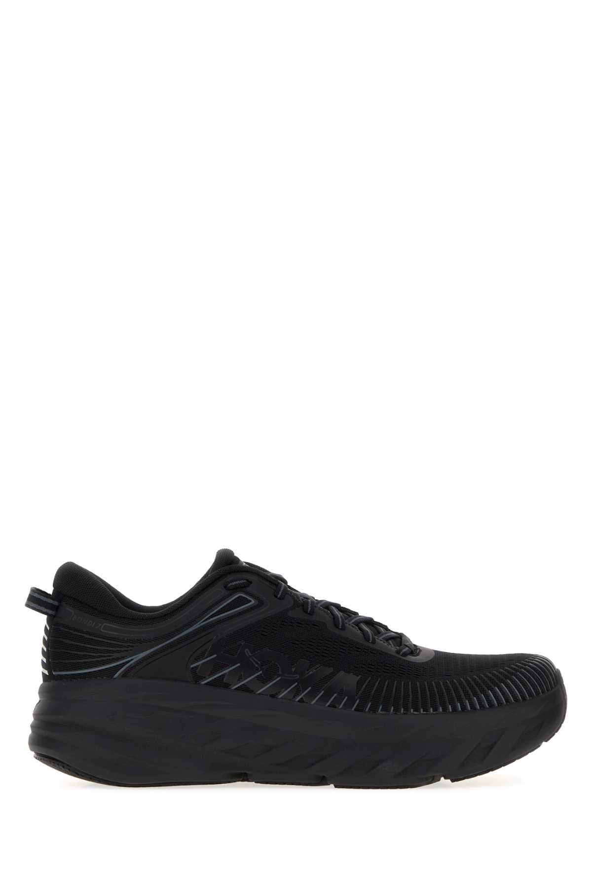 Black fabric Bondi 7 sneakers