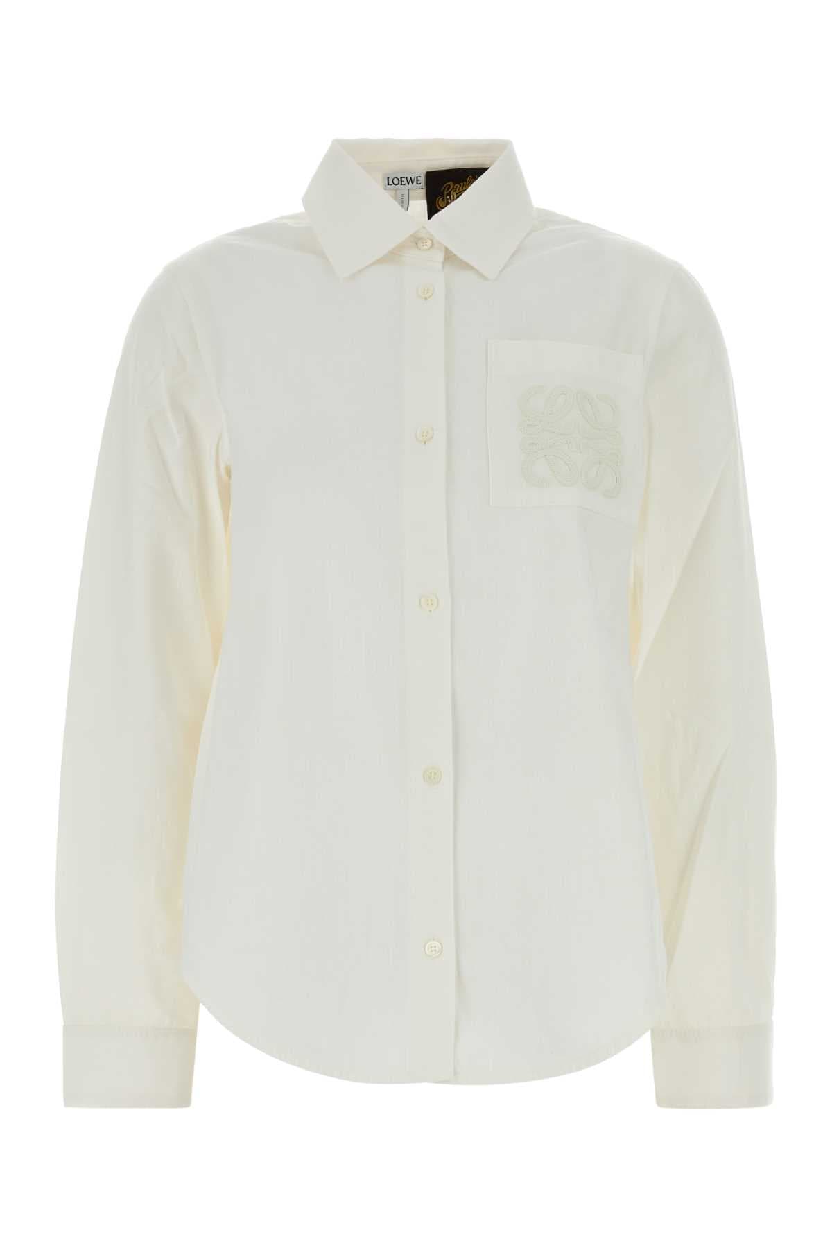 White oxford shirt
