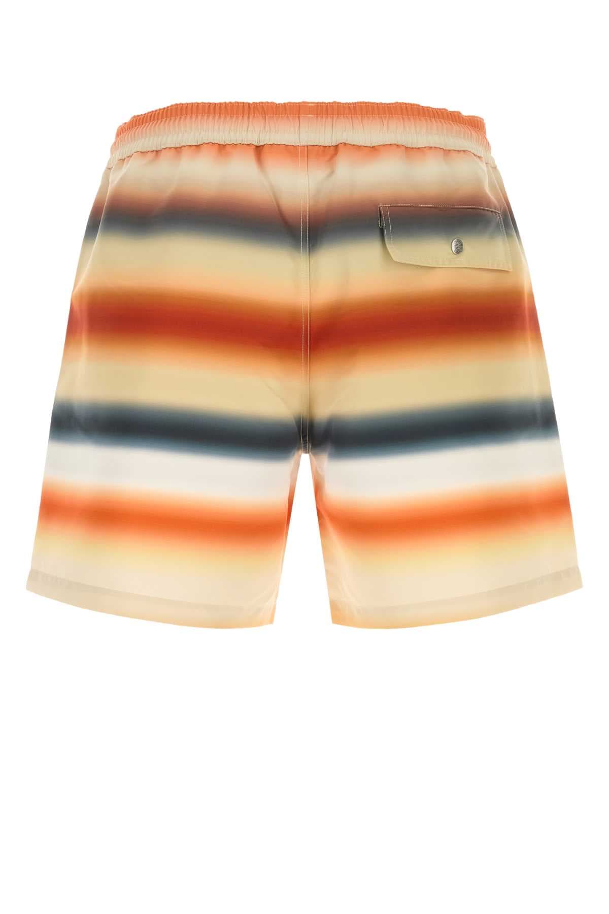Printed polyester swimming shorts - мініатюра 2