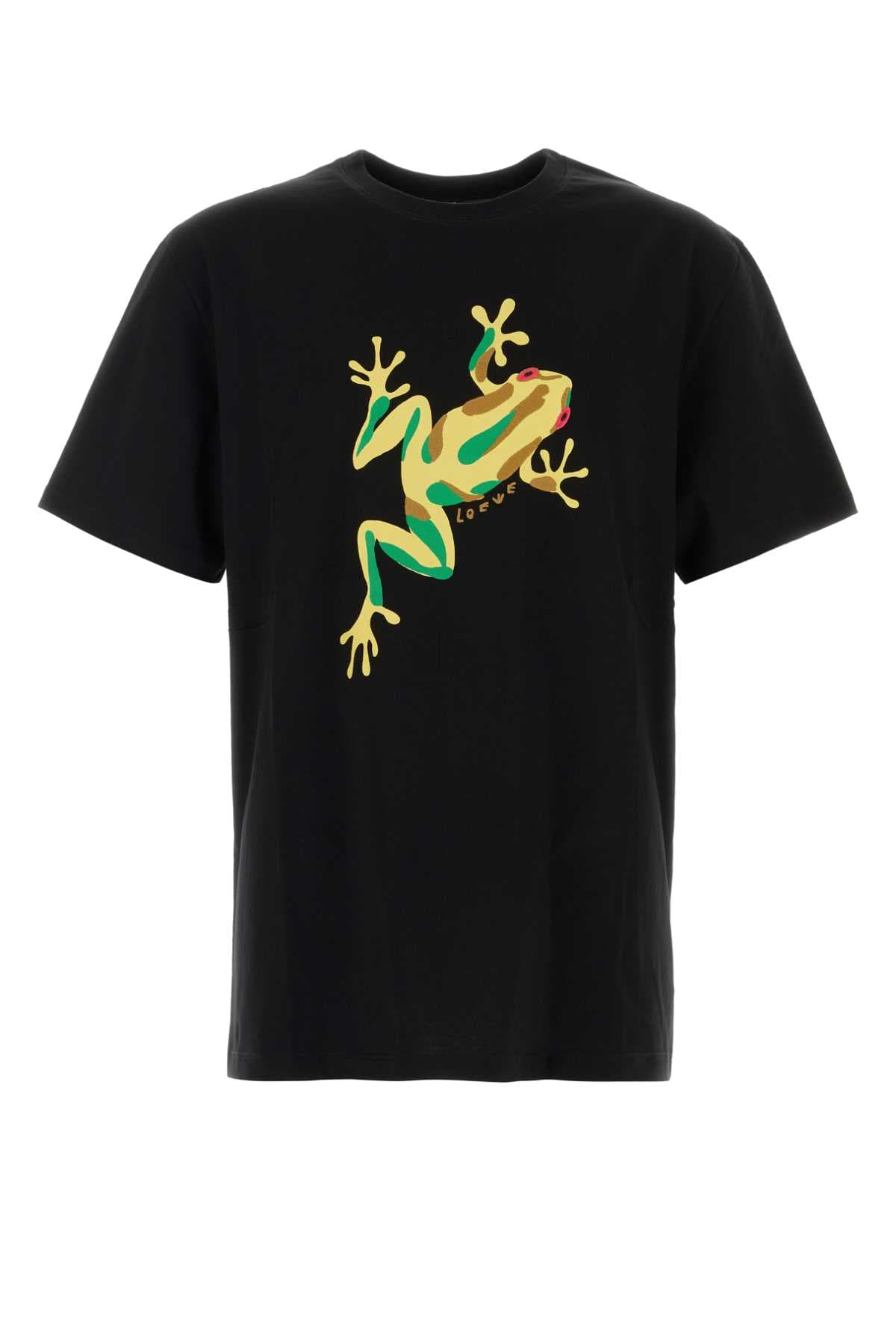Black cotton t-shirt