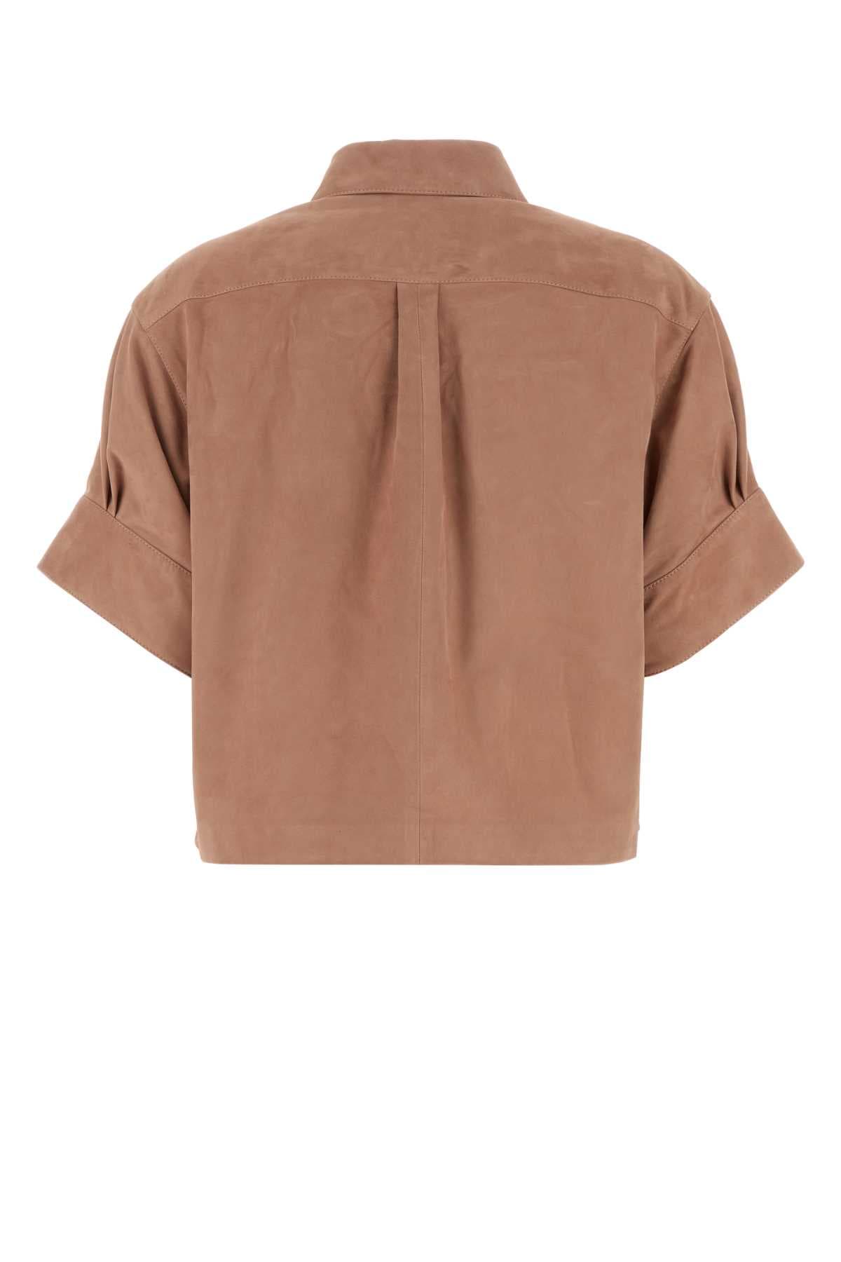 Pink suede Paula s Ibiza shirt - мініатюра 2