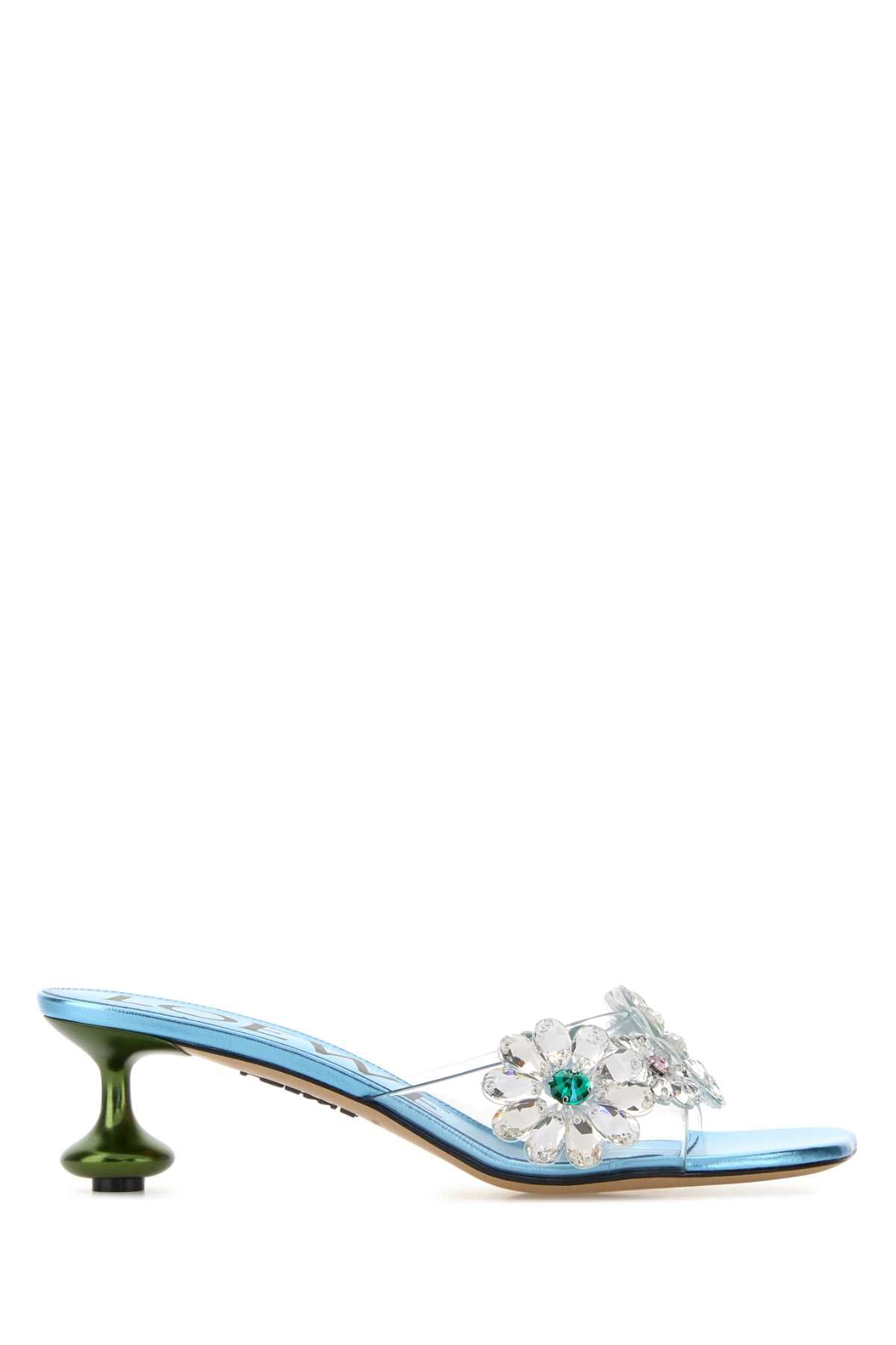 Embellished PVC Toy mules