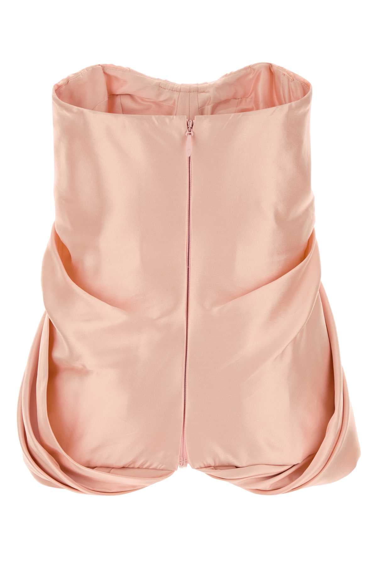 Pastel pink crepe top - мініатюра 2