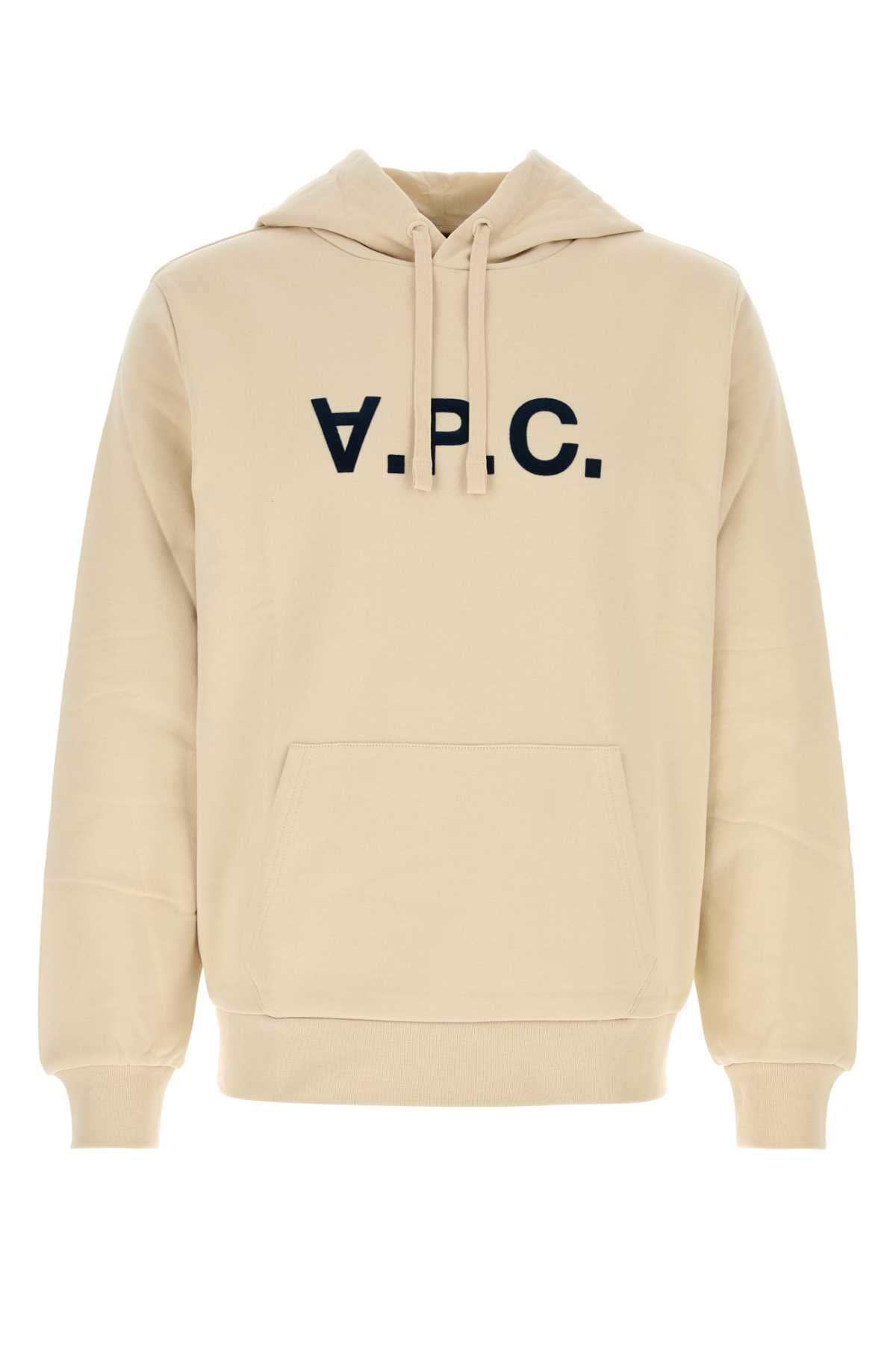 Sand stretch cotton sweatshirt