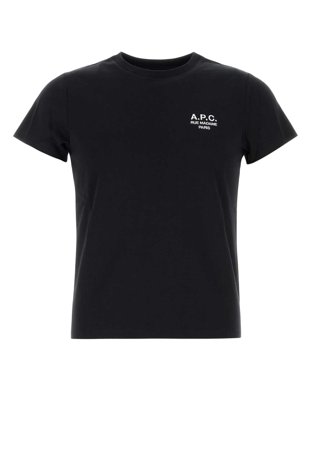 Black cotton t-shirt