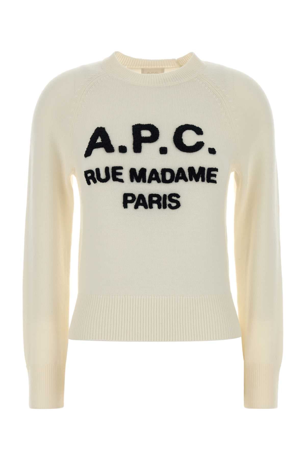 Ivory wool Alissa sweater