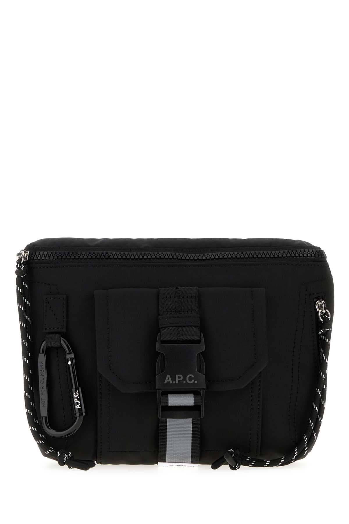 Black fabric Banane belt bag