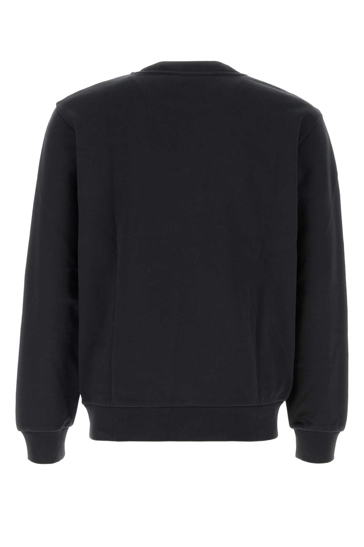 Black stretch cotton sweatshirt - мініатюра 2