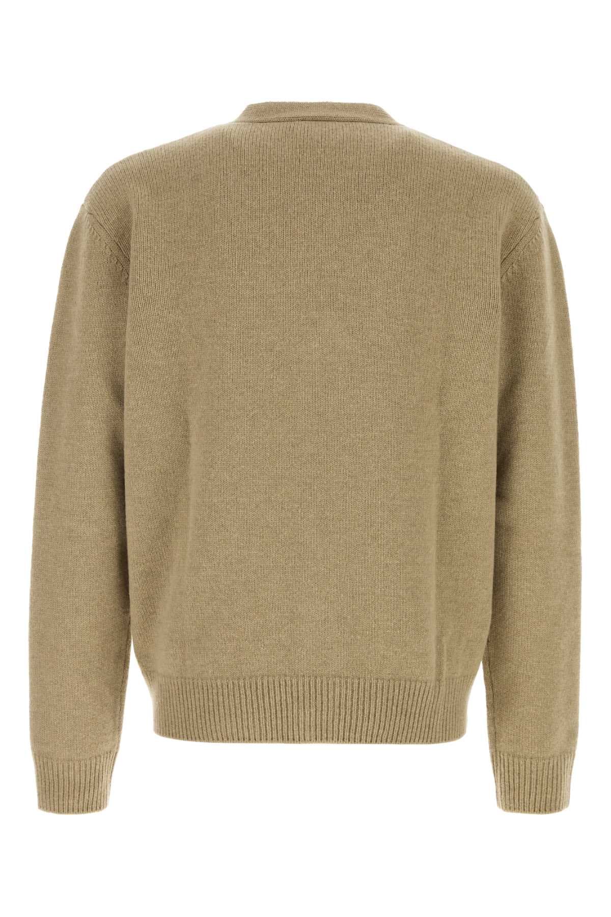 Beige wool Kevin cardigan - мініатюра 2