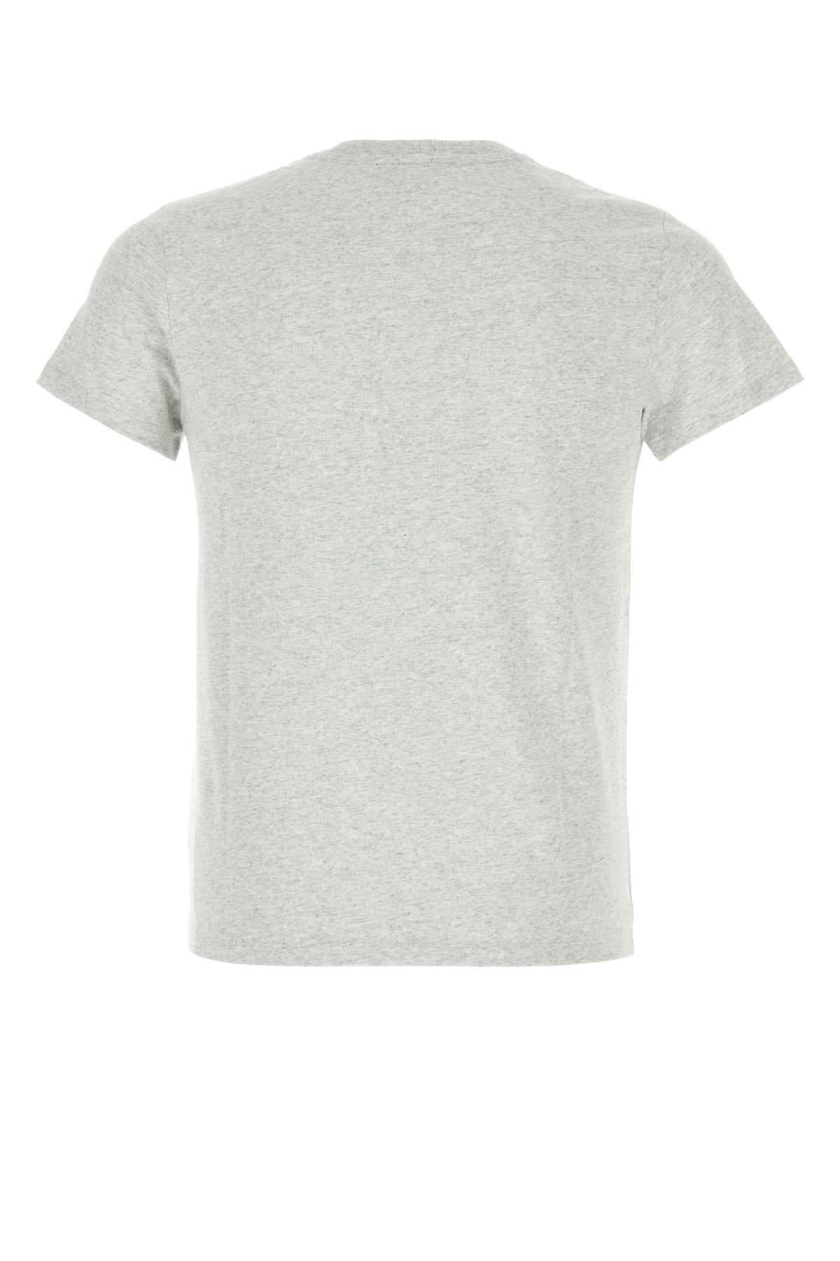 Melange grey cotton t-shirt - мініатюра 2