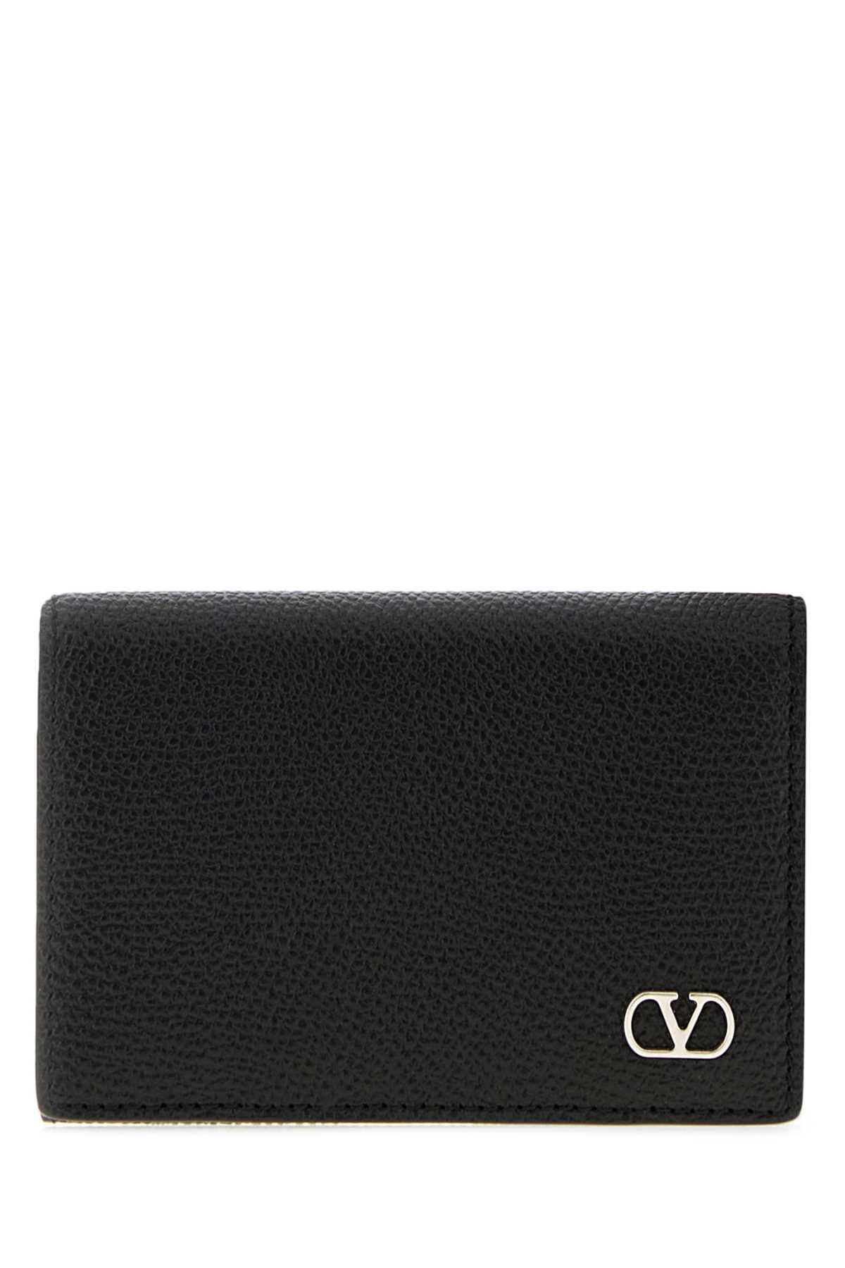 Black leather wallet