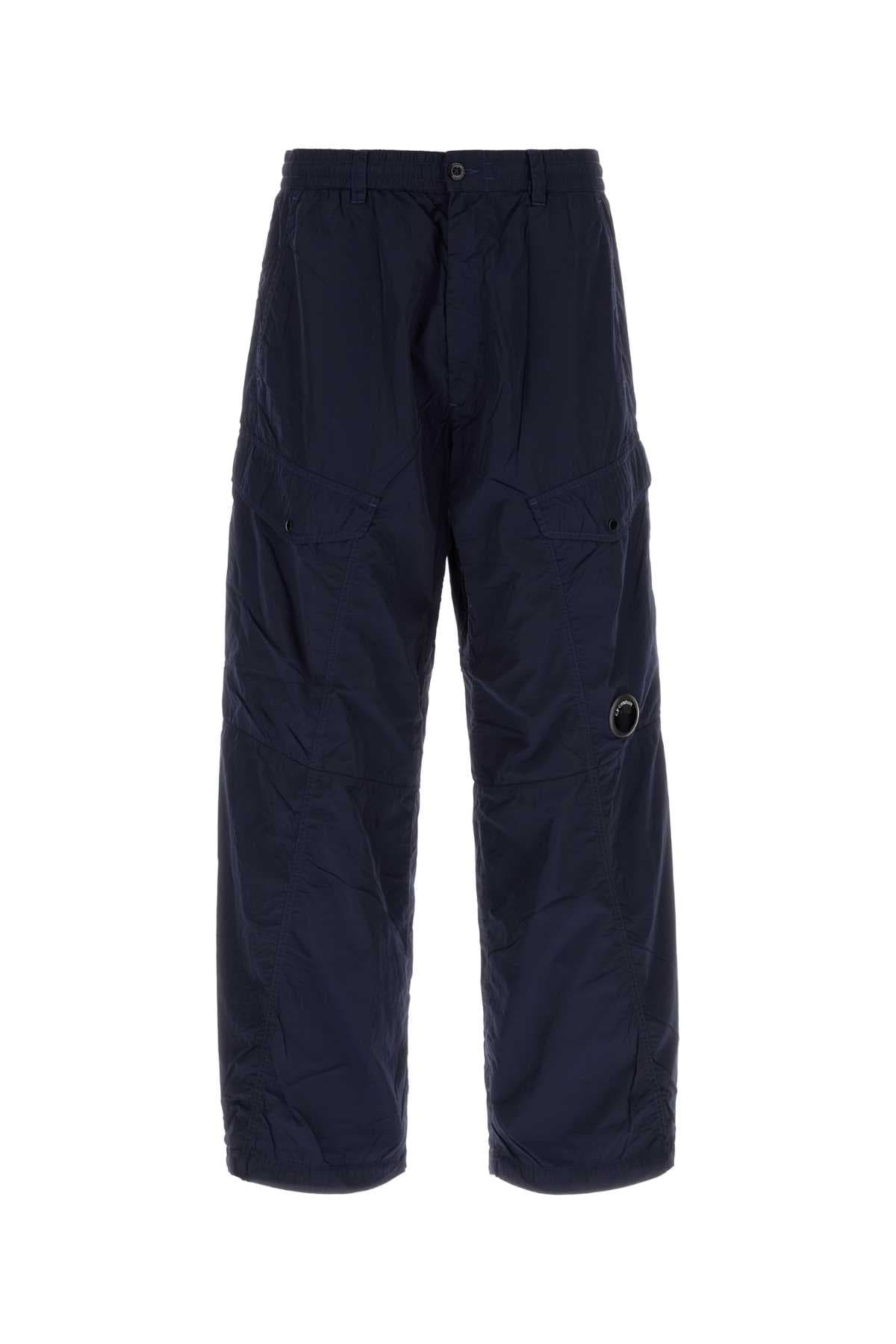 Navy blue nylon cargo pant