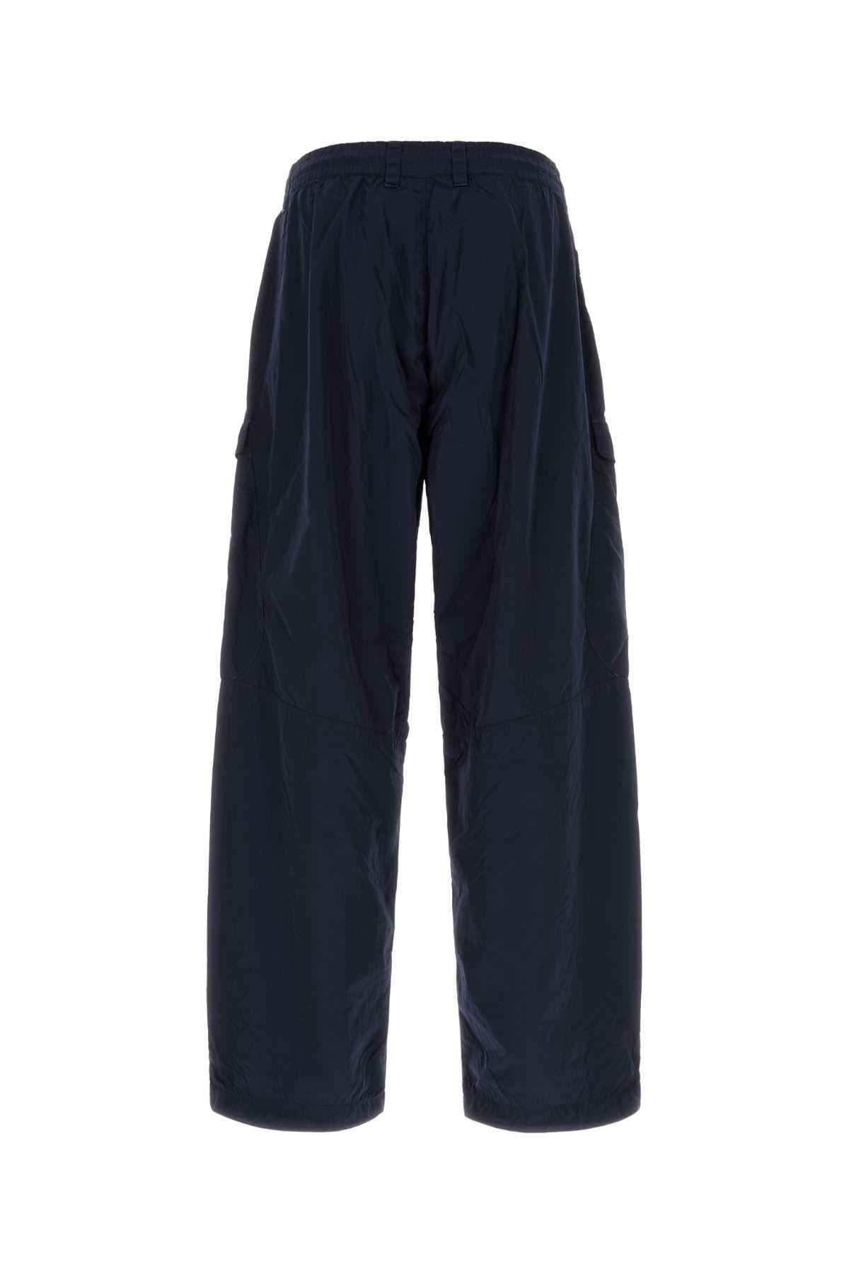 Navy blue nylon cargo pant - мініатюра 2