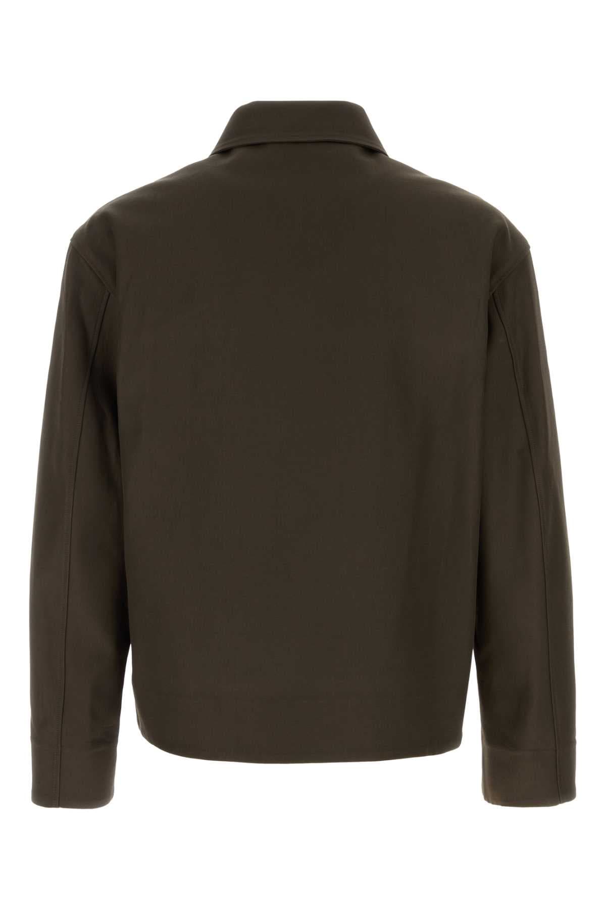 Chocolate cotton blend Norm jacket - мініатюра 2