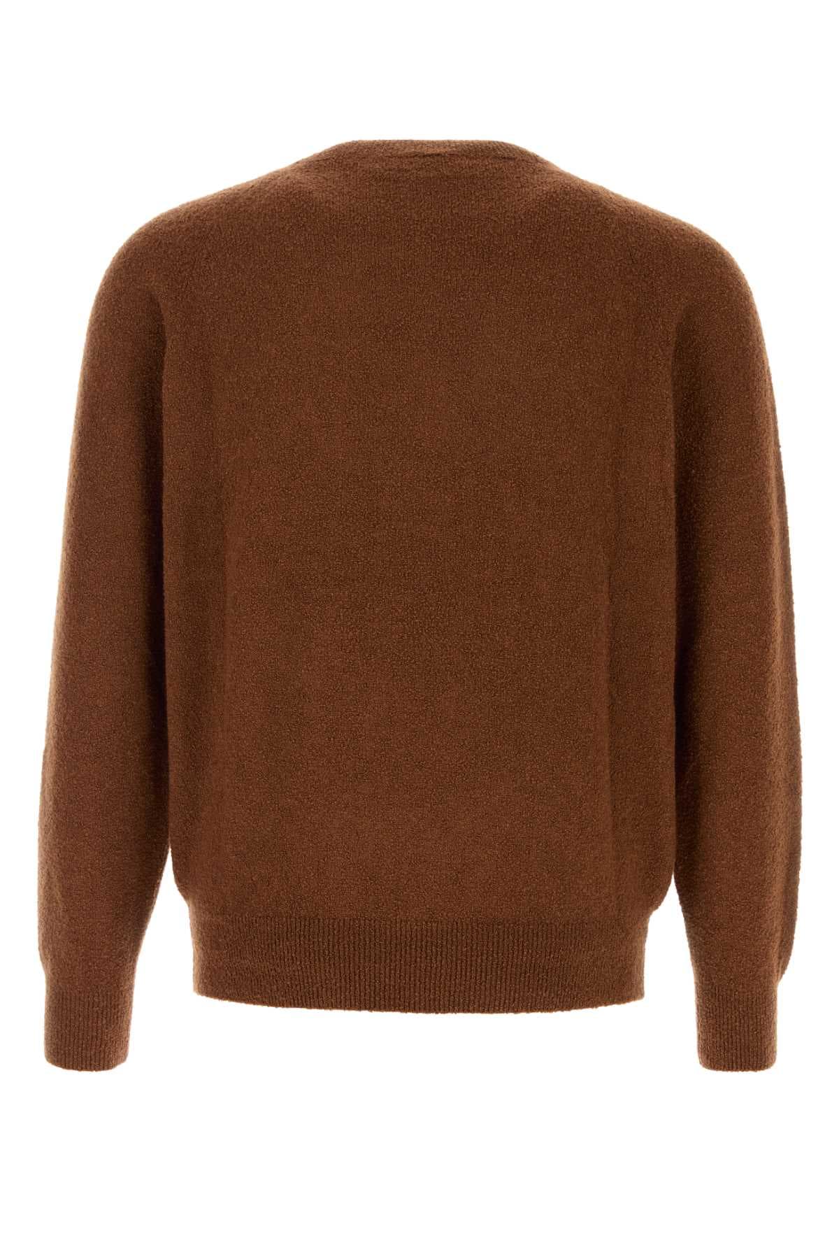 Chocolate cashmere blend Ralph sweater - мініатюра 2