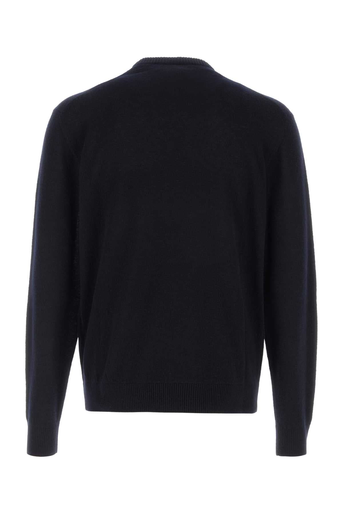 Midnight blue cashmere blend Giorgio Armani x Alanui sweater - мініатюра 2