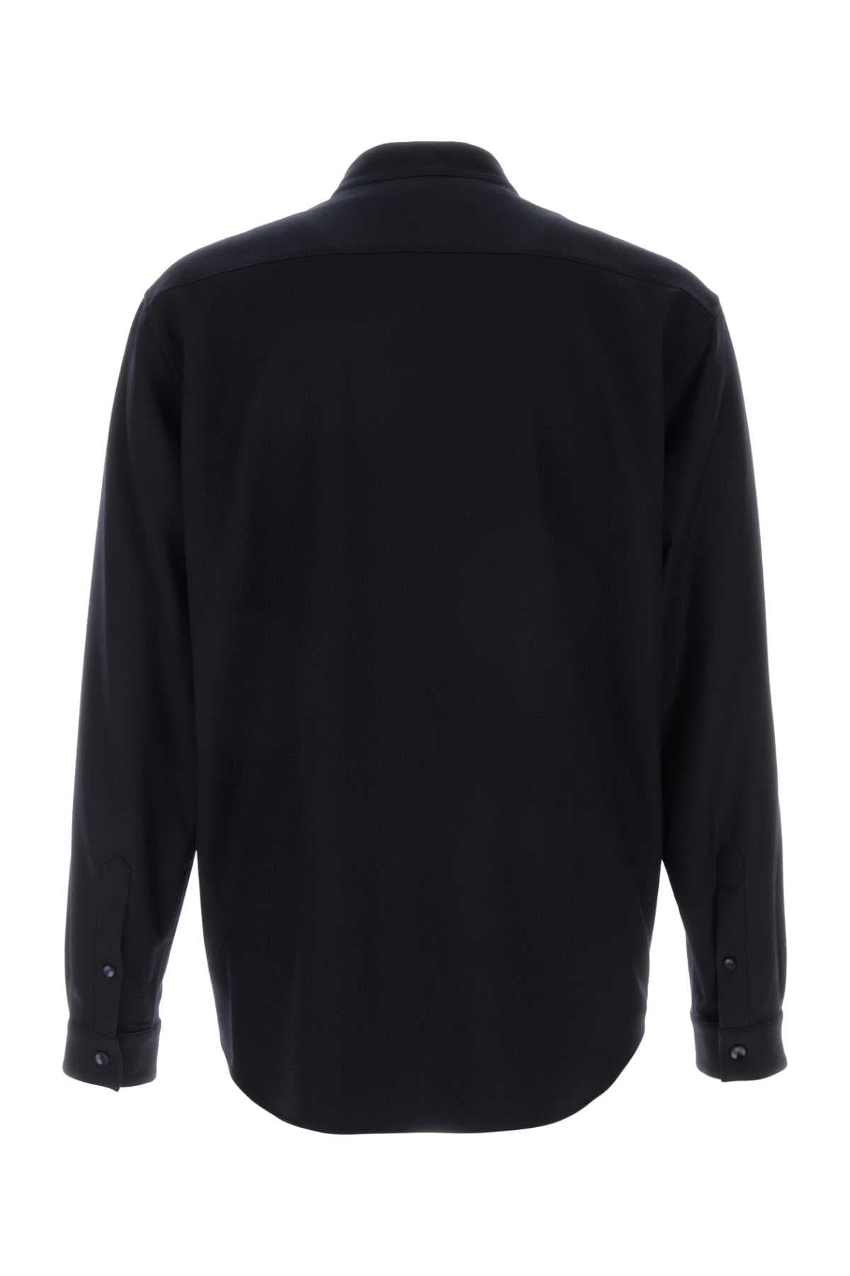 Midnight blue wool Giorgio Armani x Alanui shirt - мініатюра 2
