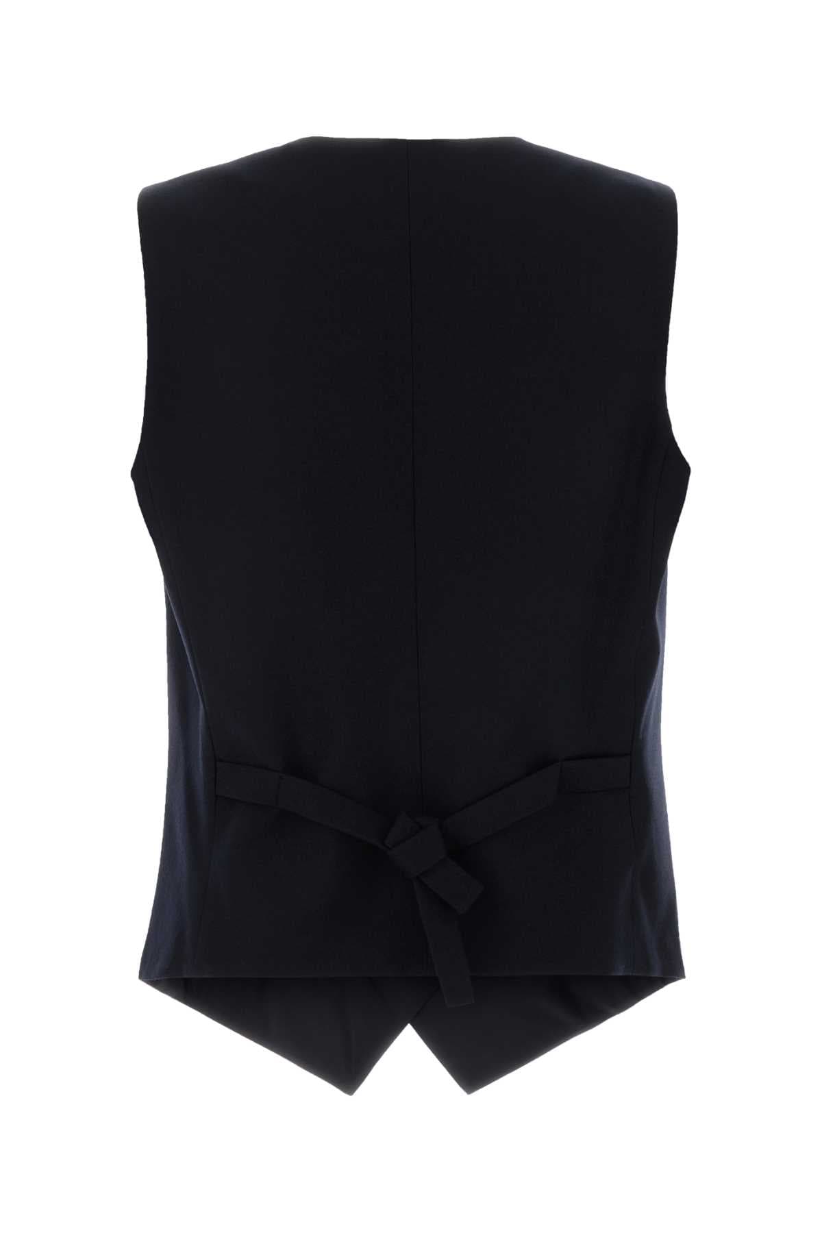 Midnight blue wool Giorgio Armani x Alanui vest - мініатюра 2