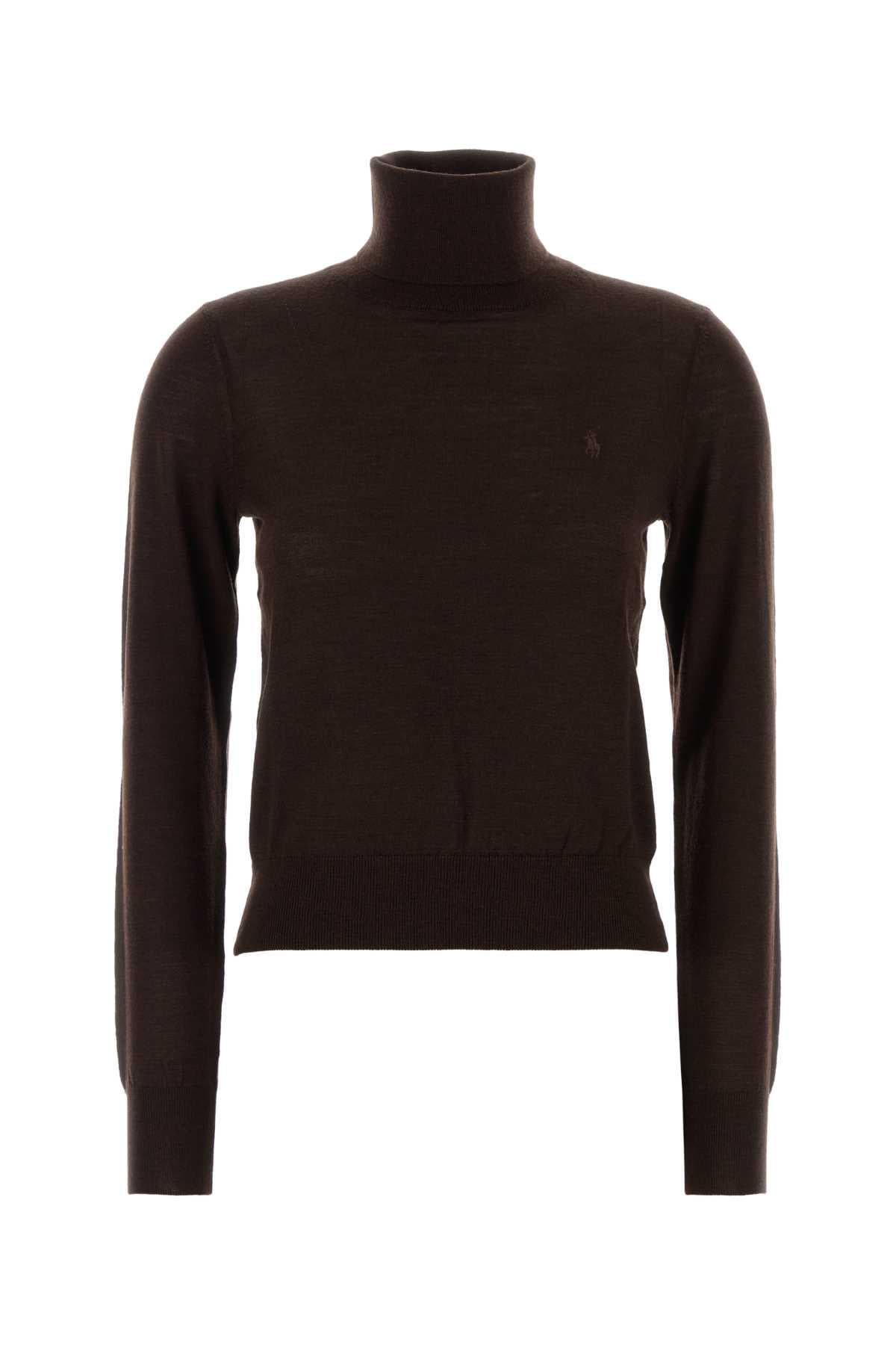 Chocolate wool sweater