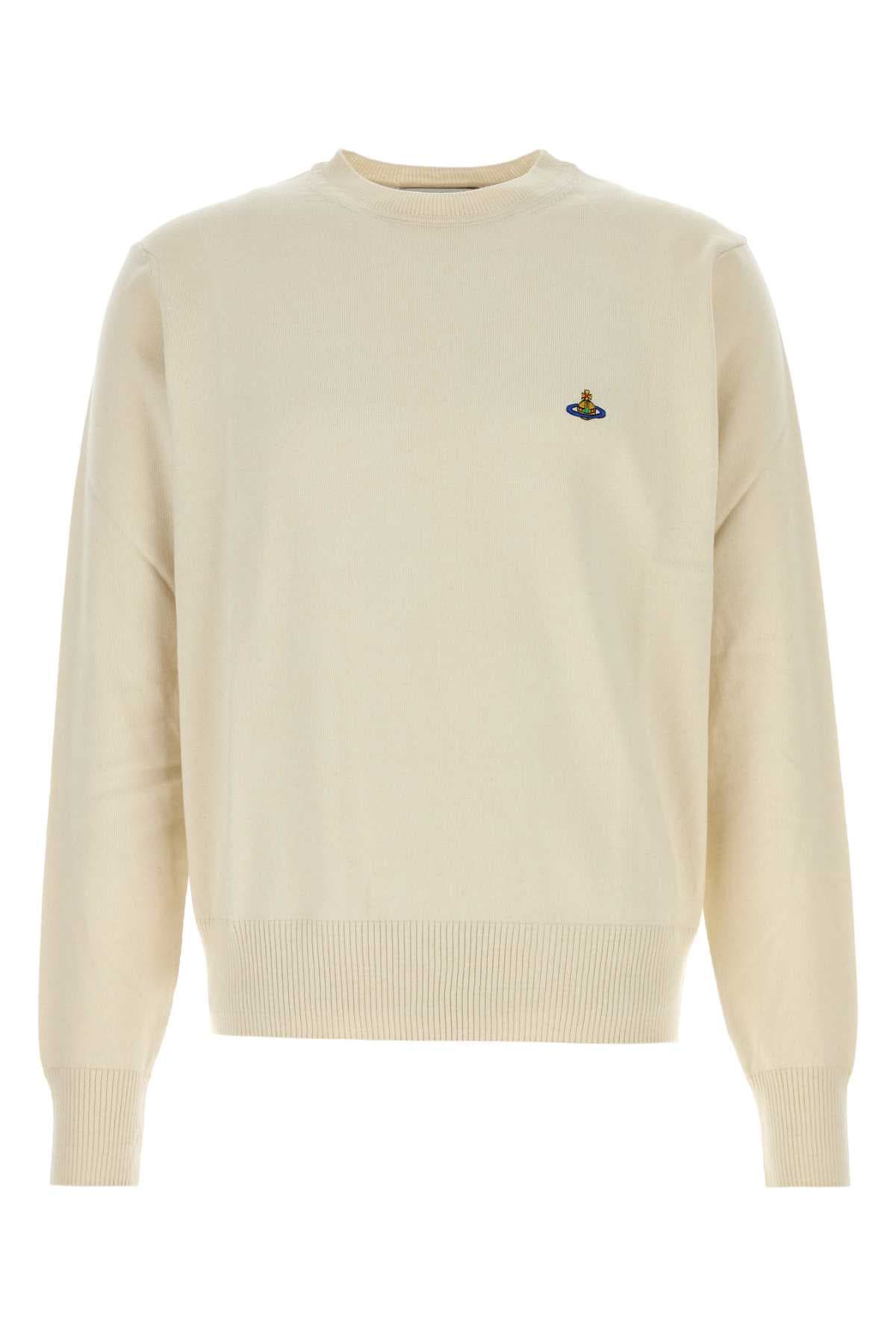 Ivory cotton blend Alex sweater