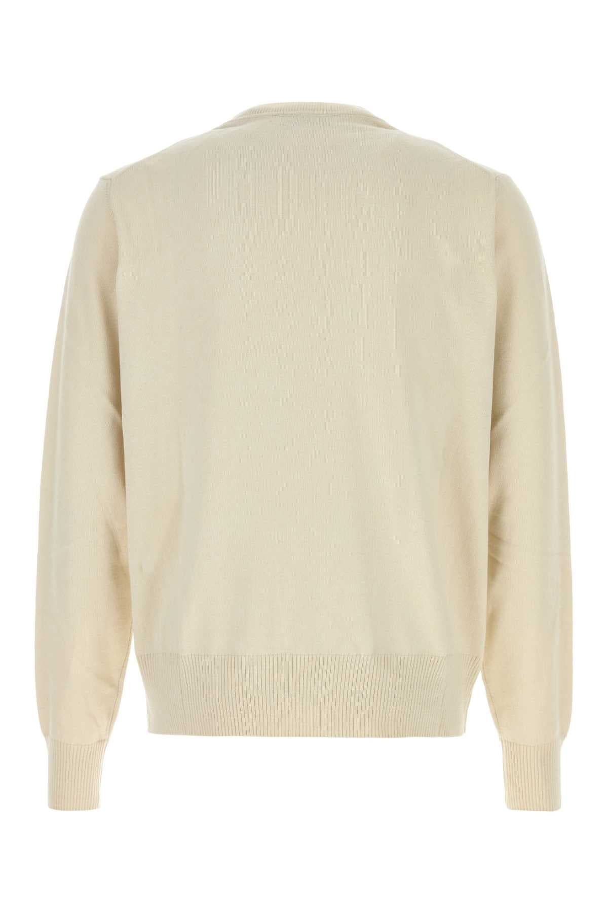 Ivory cotton blend Alex sweater - мініатюра 2