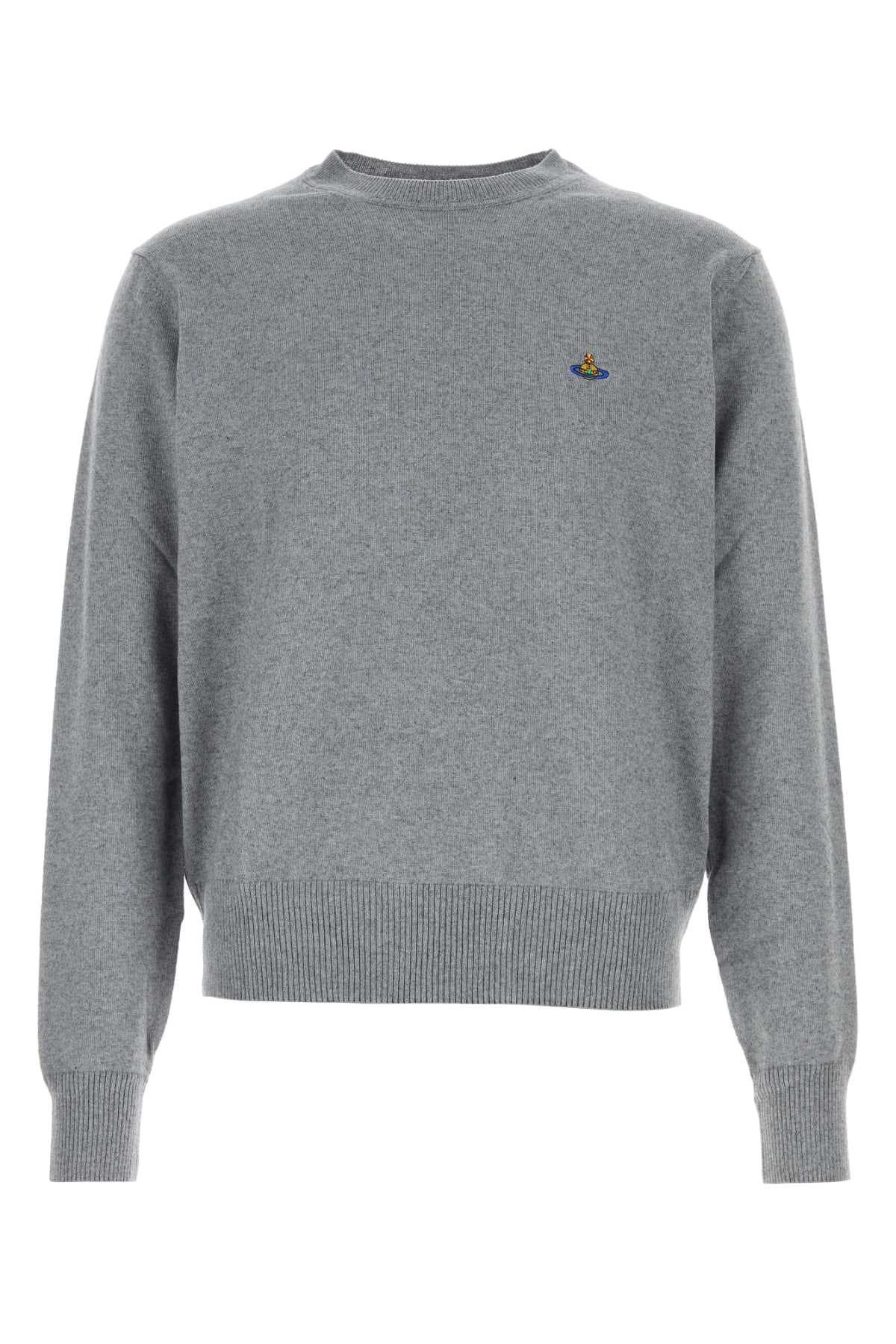 Grey cotton blend Alex sweater