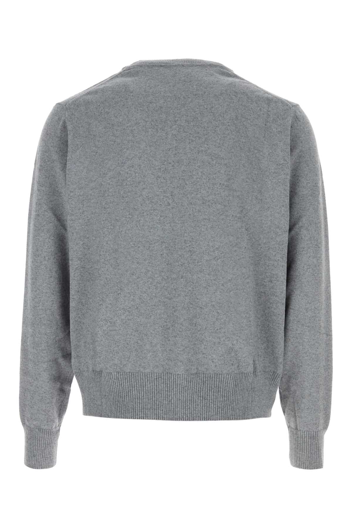 Grey cotton blend Alex sweater - мініатюра 2
