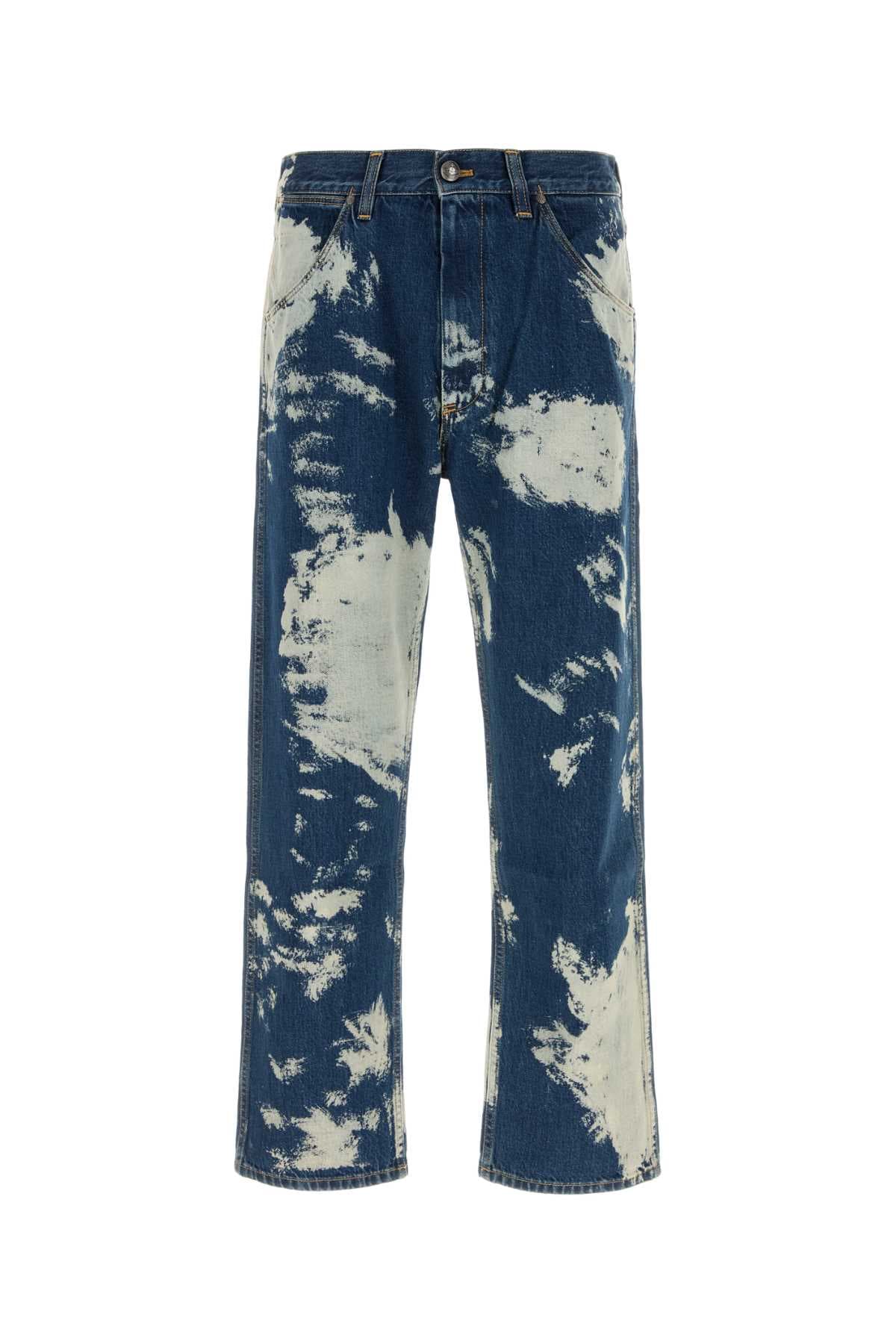 Two-tone denim Ranch jeans