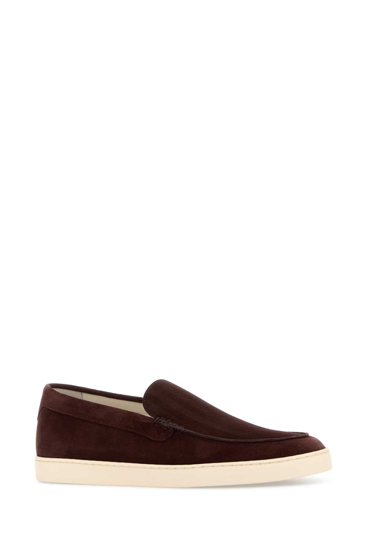 Chocolate suede loafers - мініатюра 2