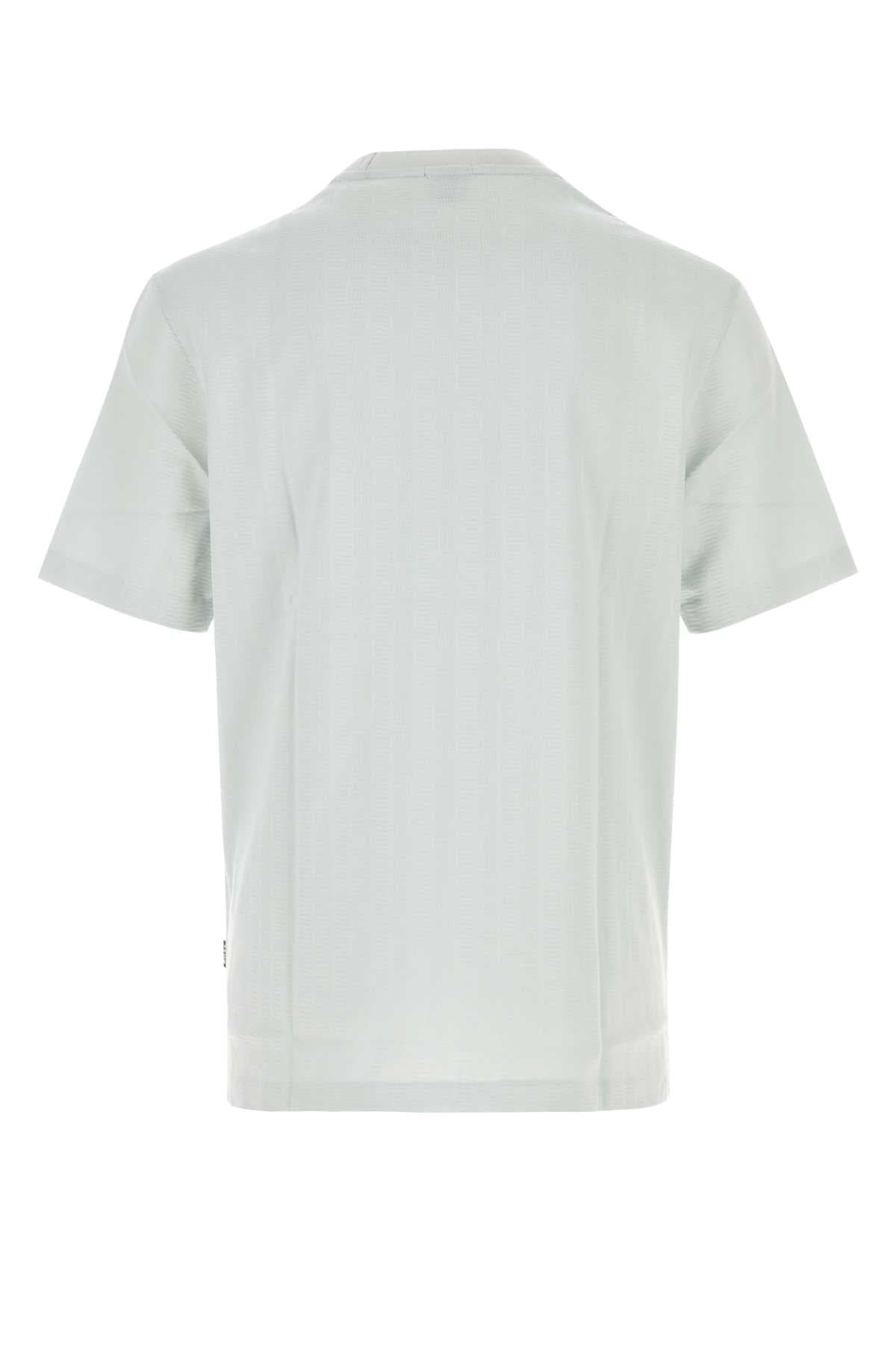 Pastel light-blue cotton t-shirt - мініатюра 2