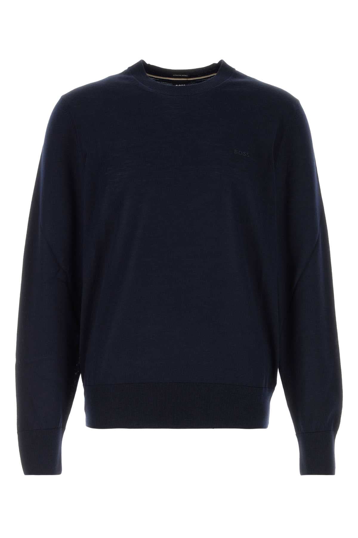 Midnight blue wool sweater