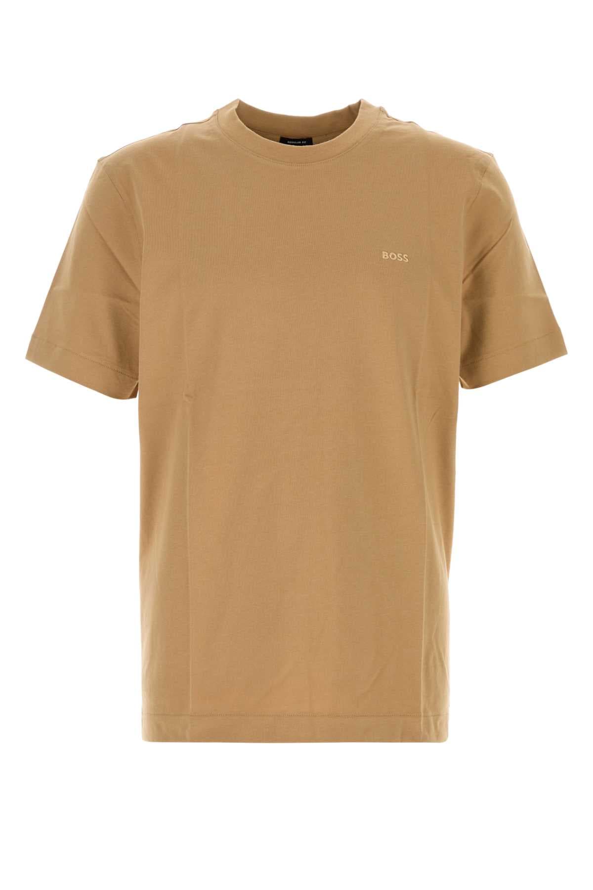 Camel cotton t-shirt