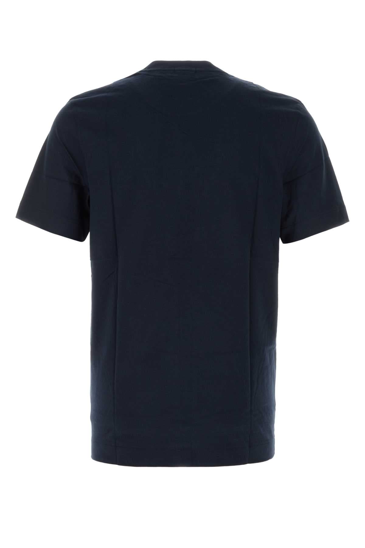 Midnight blue cotton t-shirt - мініатюра 2