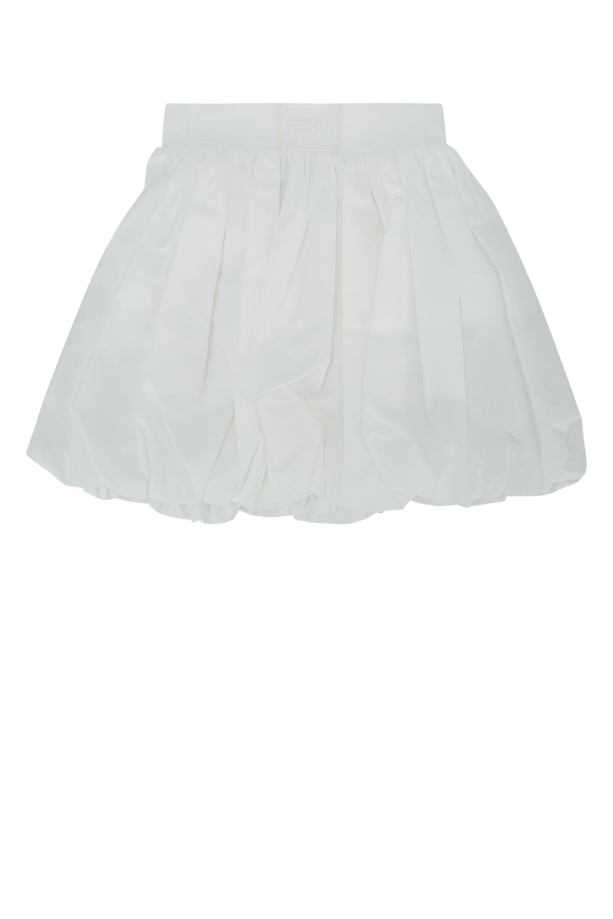 SKIRT POPELINE GESSO