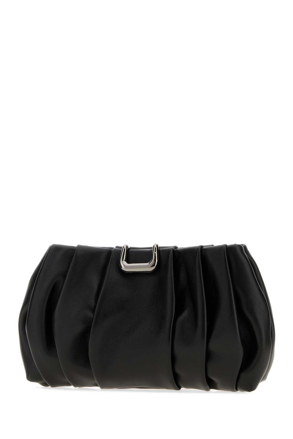 Black leather clutch - мініатюра 2