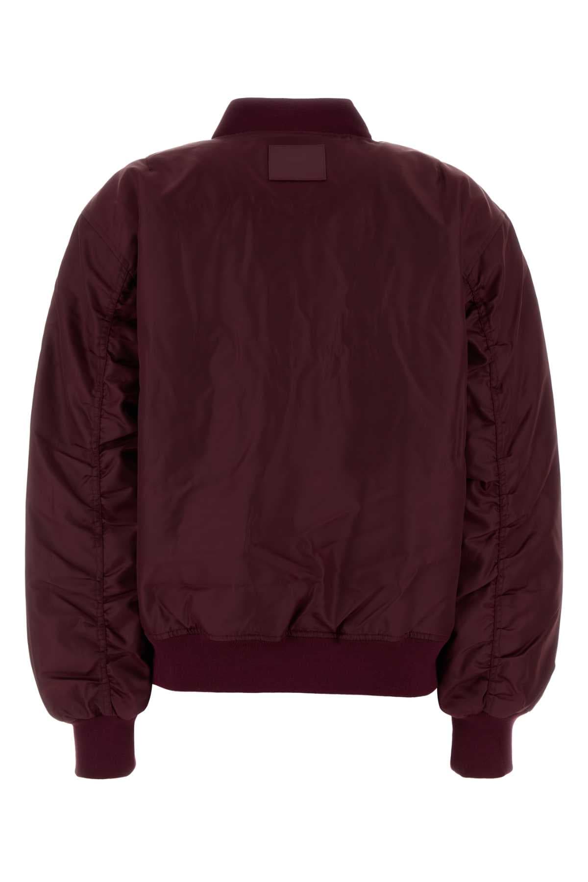 Tyrian purple polyester Leon bomber jacket - мініатюра 2