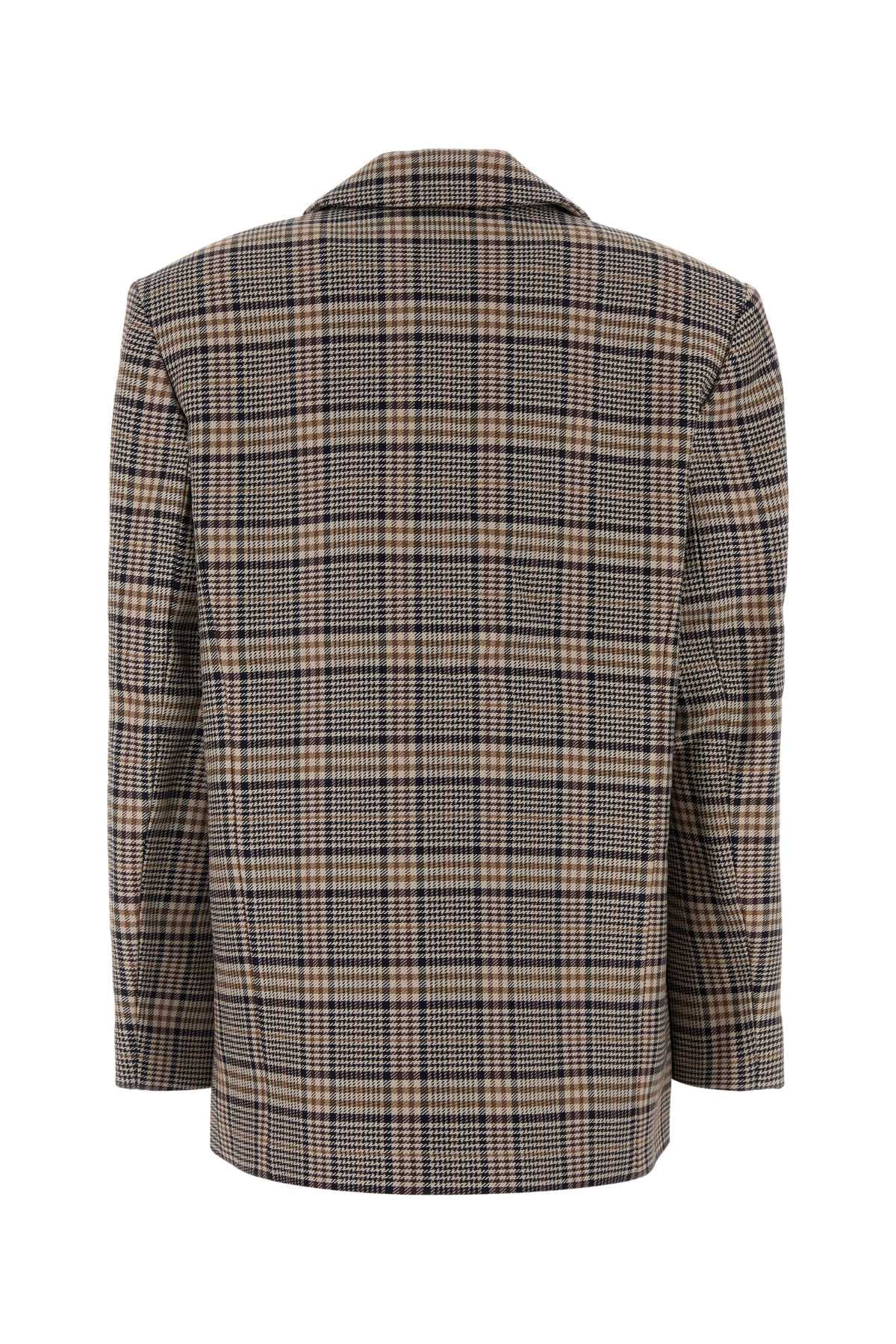Embroidered jacquard Quinn blazer - мініатюра 2