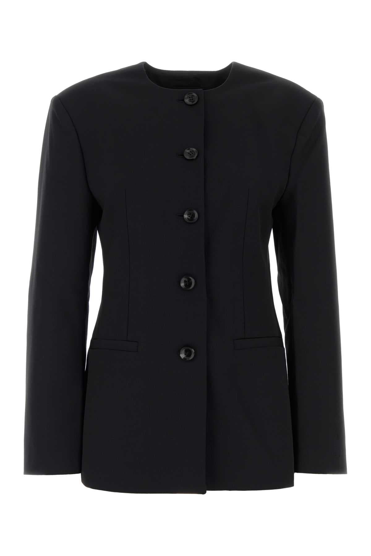 Black twill Huds blazer