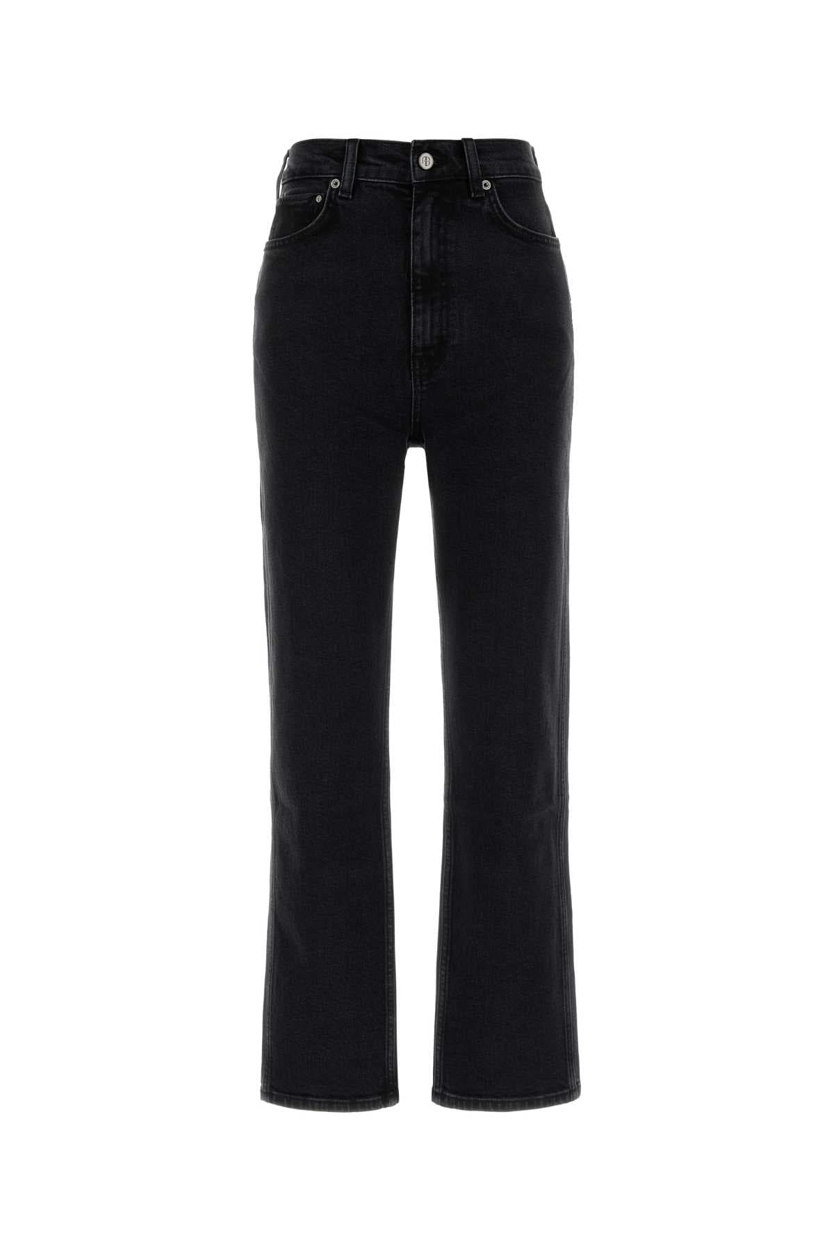 Black stretch denim Jane jeans