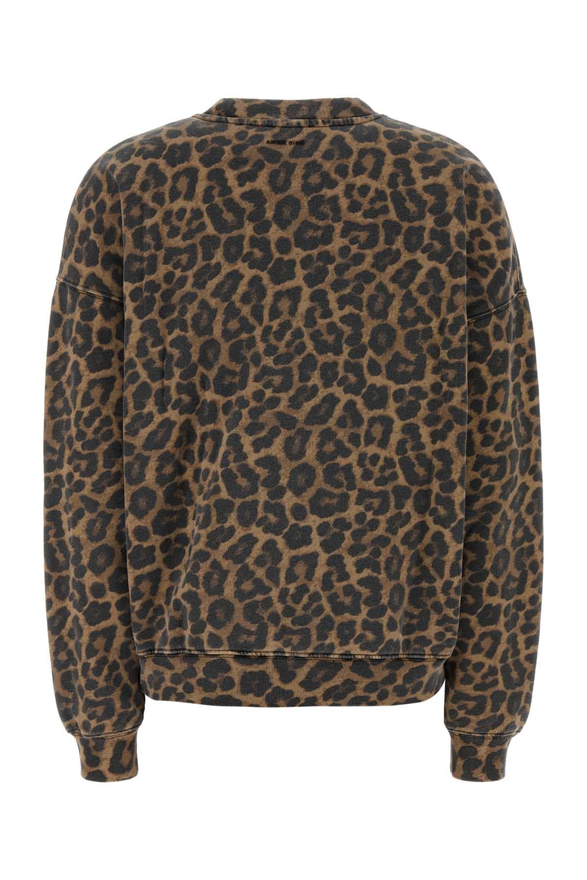 Printed cotton oversize Miles sweatshirt - мініатюра 2