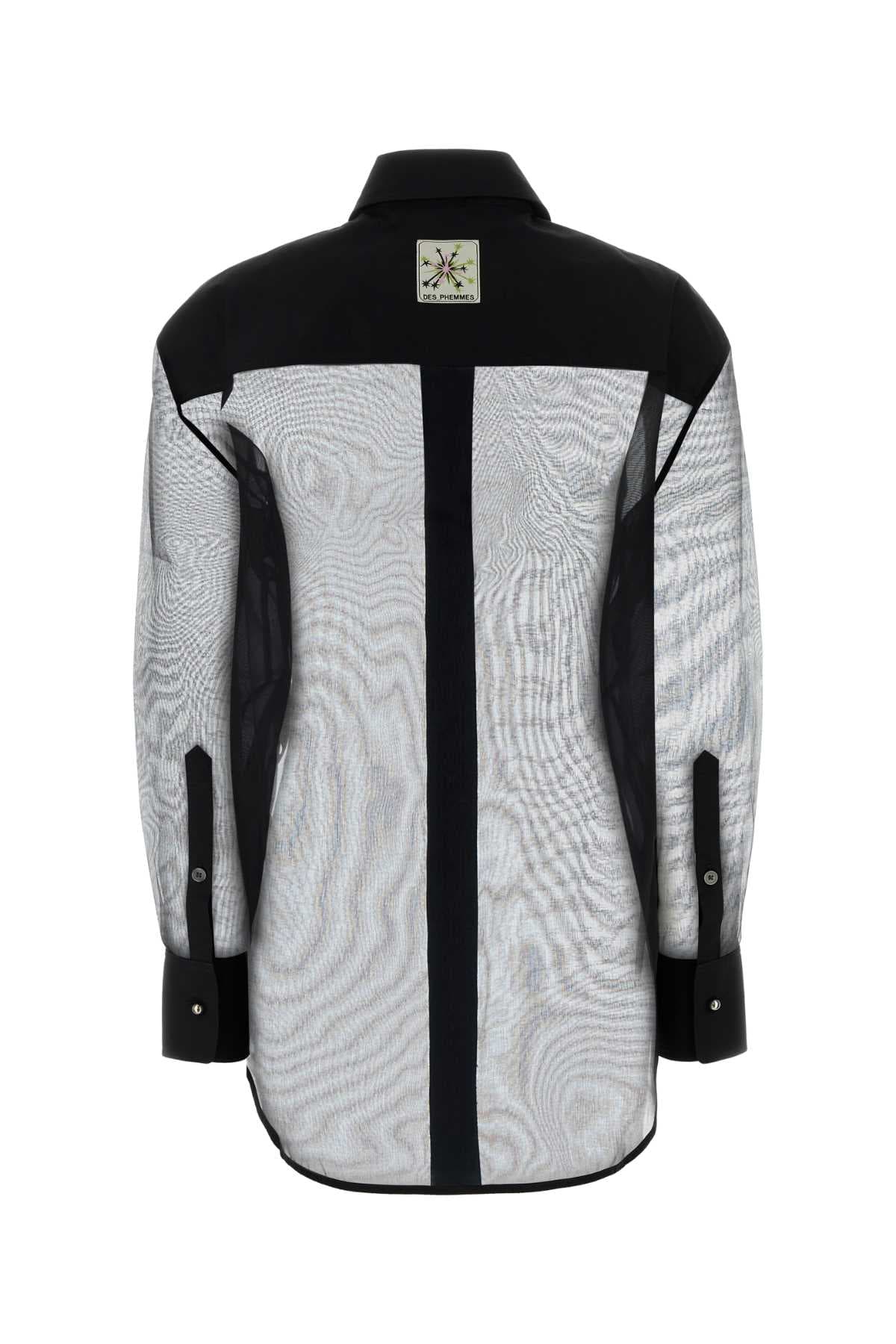 Black organza shirt - мініатюра 2