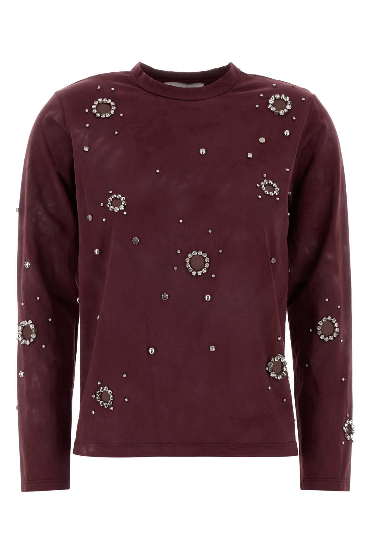 Tyrian purple cotton t-shirt