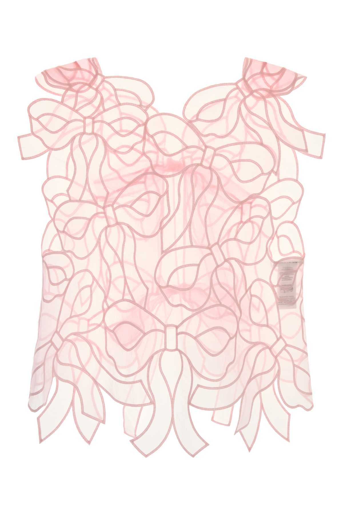 Pink organza top