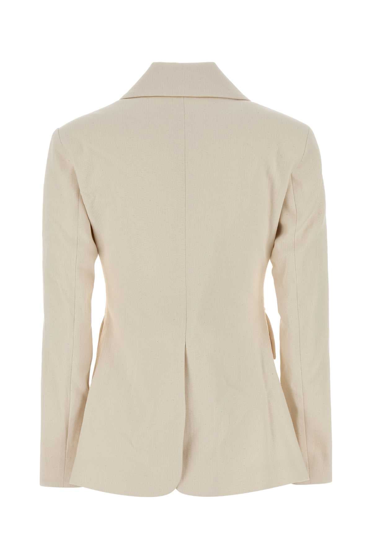 Ivory stretch denim Tamara jacket - мініатюра 2