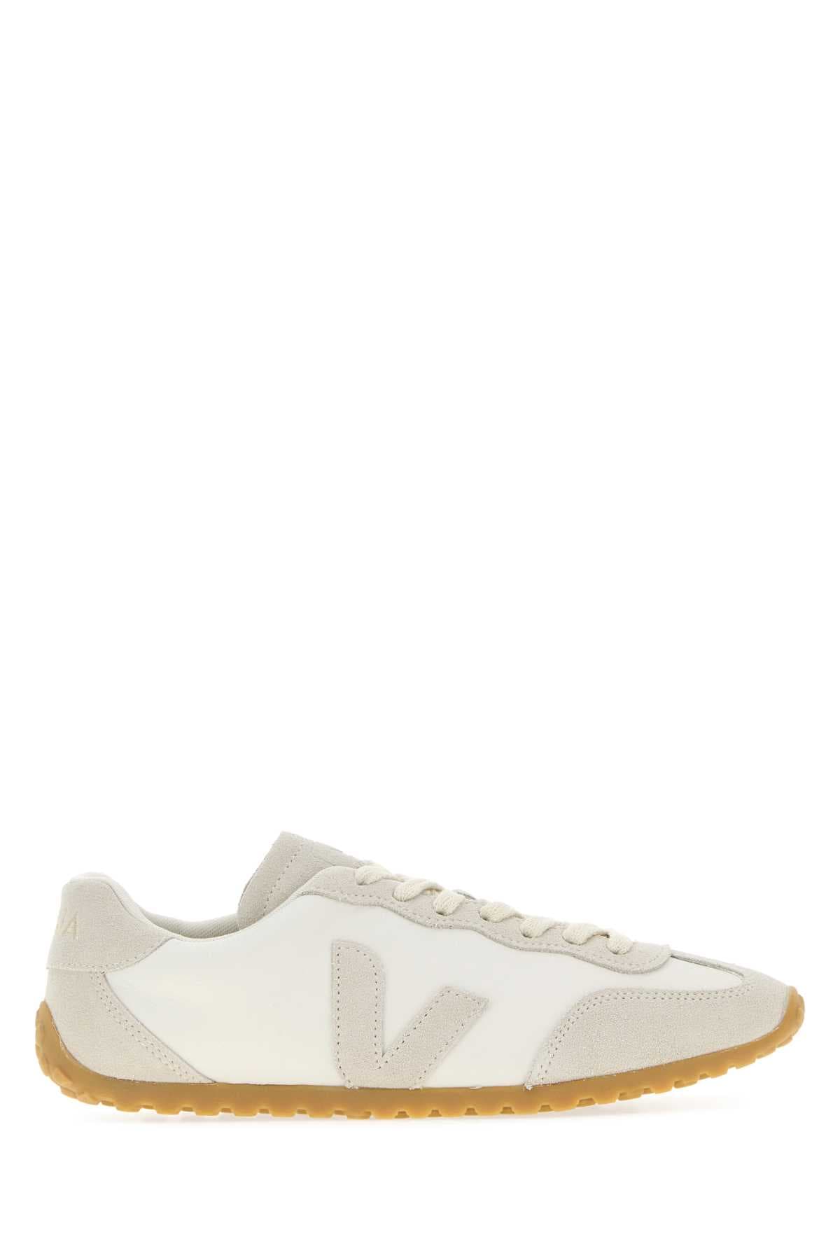 Two-tone leather and suede GT sneakers